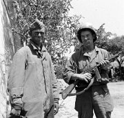 WWII-BW-Photo-German-POW-US-Soldier-w